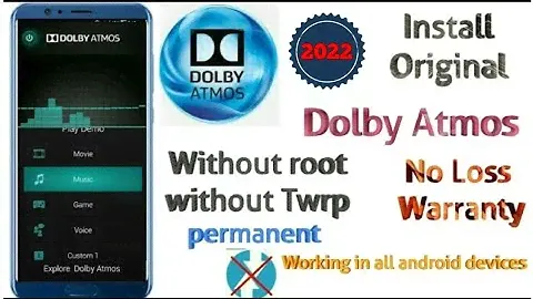 Установите Dolby Atmos без рута и без постоянного TWRP на любое устройство Android | 2018 |